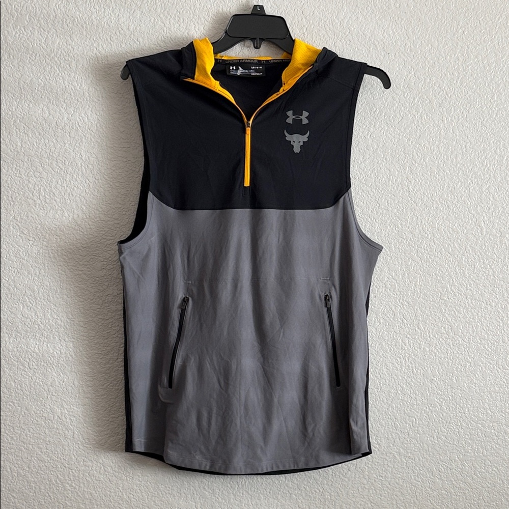 Under Armour Black and Yellow Performance Vest